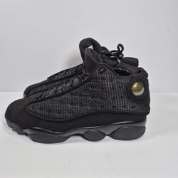 Air Jordan 13 Retro Black Cat Sneakers Size 10.5 414571-011 Nike Women's Size 12