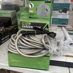 Brand New 50 Ft Water Hose With Nozzle Included