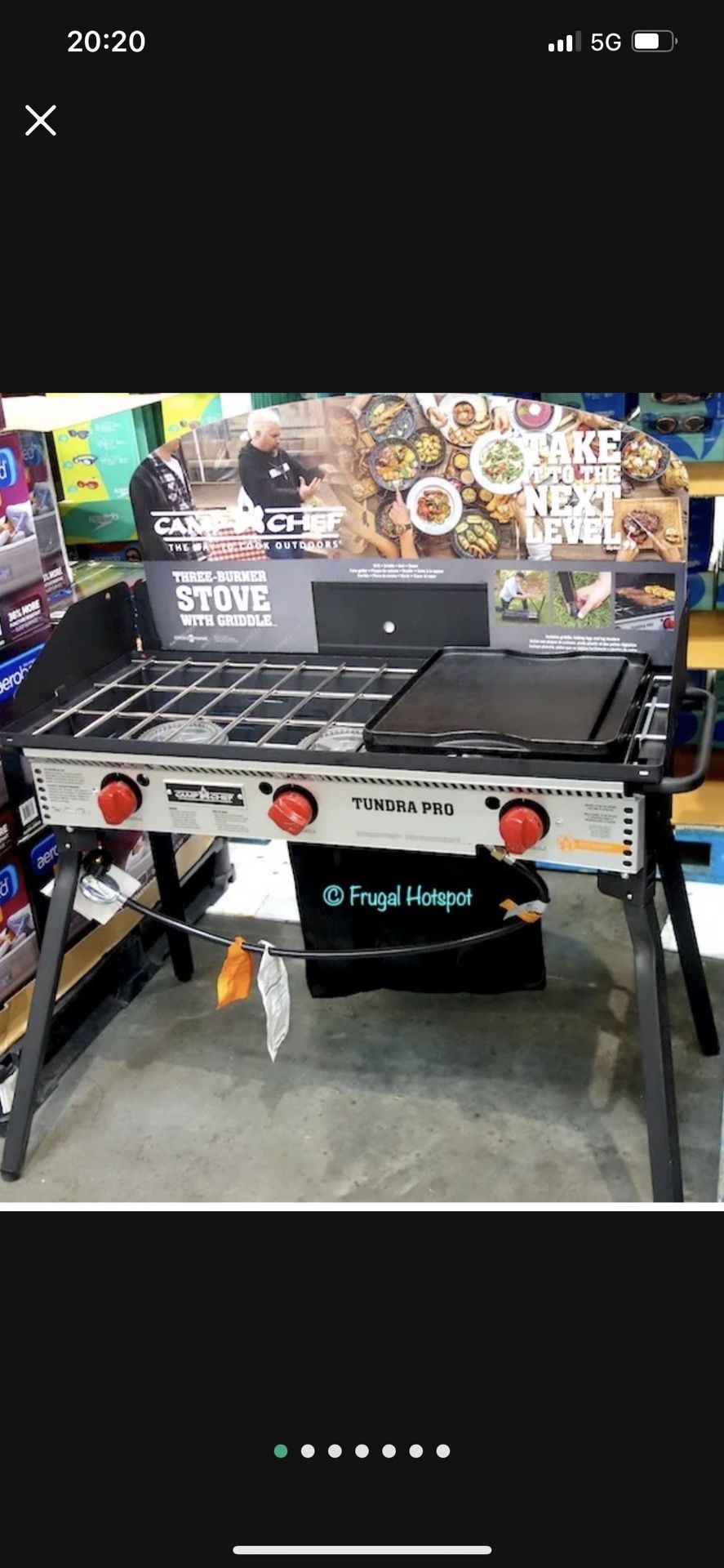 New Never Used Camp Chef Tundra Pro 16 3-Burner Stove Camping Backyard Stove