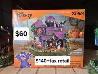 Disney Lilo And Stitch Animated House $140+tax Retail. My price only $60