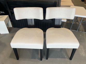 Mid Century Modern Dining Chairs Set of 2