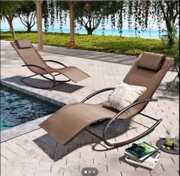 Outdoor longe chairs new in the box