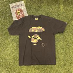 BAPE APE HEAD “BLACK/CAMO” TEE