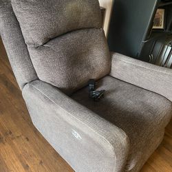 Recliner with electric motor