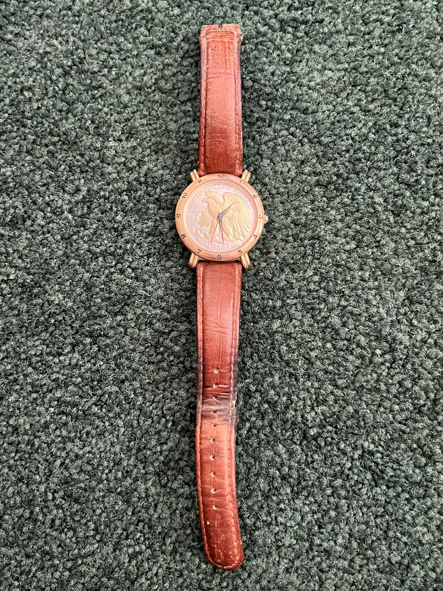 Vintage Brittania 22kt Gold Half Dollar Watch