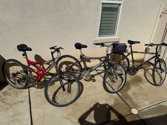 FREE - 3 Multi speed Bikes