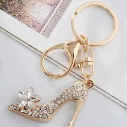 High Heel Charm Keychain