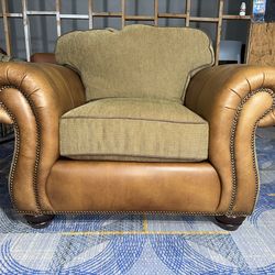 Bernhardt Brown Leather Chair