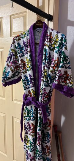 Grateful Dead bathrobe skeleton