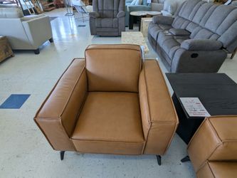 Carina Camel Leather Chair*