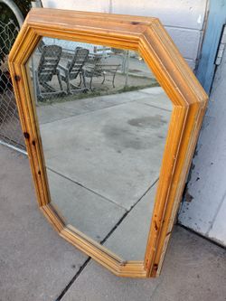 Nice Old Wooden Framed Mirror No Offers No Trade 75th Ave Indian School Serious Buyers Only Please