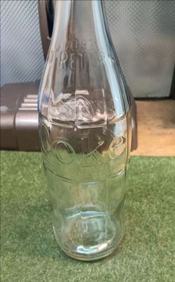 Coke 1961 bottle clear glass 10 Oz bottle  (12)