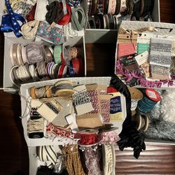 Huge Lot Of Quality Ribbon, Trim, Cord