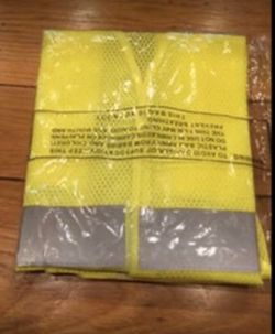 New Men's Safety Reflective Vest - Size 4X