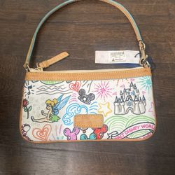 White Disney Clutch Bag