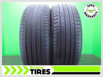 2 255/60R20 USED TIRES PIRELLI SCORPION TM ZERO A/S LR XL 8.0/32 TREAD 113V