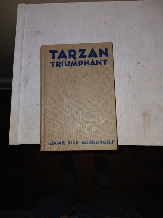 First Edition Tarzan Book W Signature 