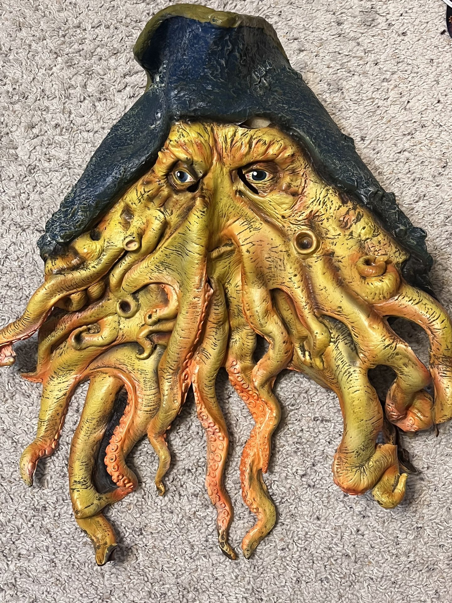2006 Disney Disguise Davy Jones Pirates Of the Caribbean Mask Deluxe Version