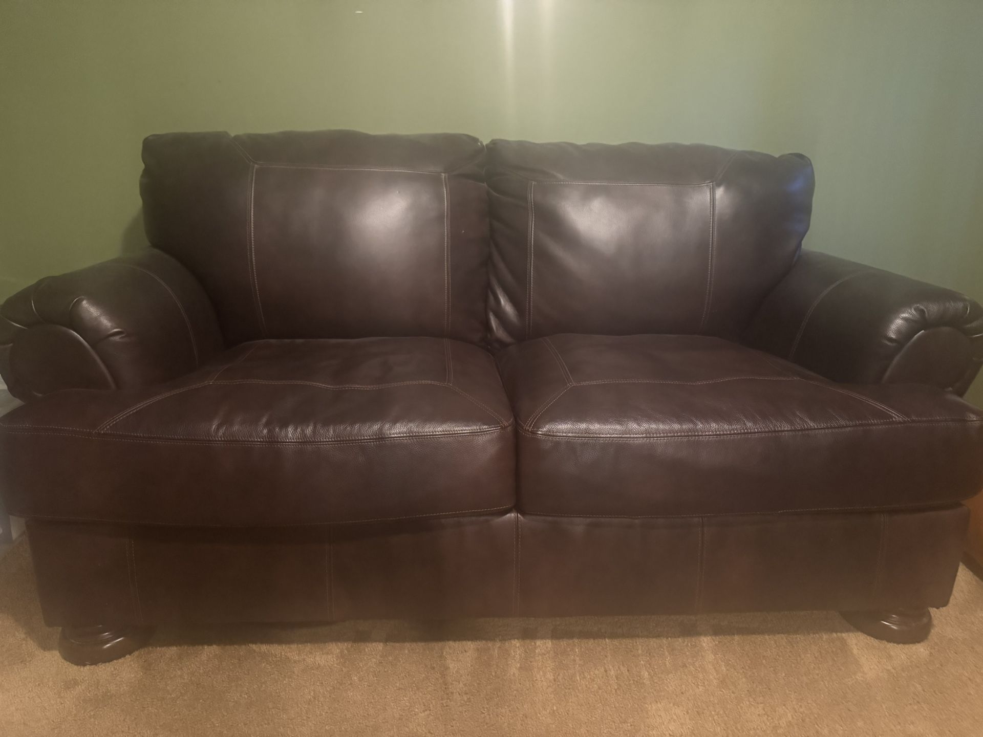 Leather Sofa Love Seat