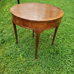 Mcm Half Side Table Mid Century 