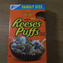 KAWS X REESES PUFFS BOX