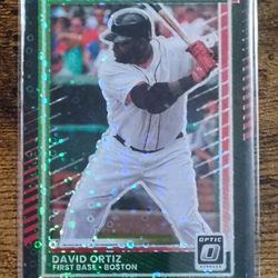 David Ortiz Optic Black Pandora Ssp Baseball Card