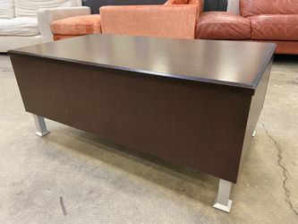 THOMASVILLE Espresso Stained Platform Coffee Table