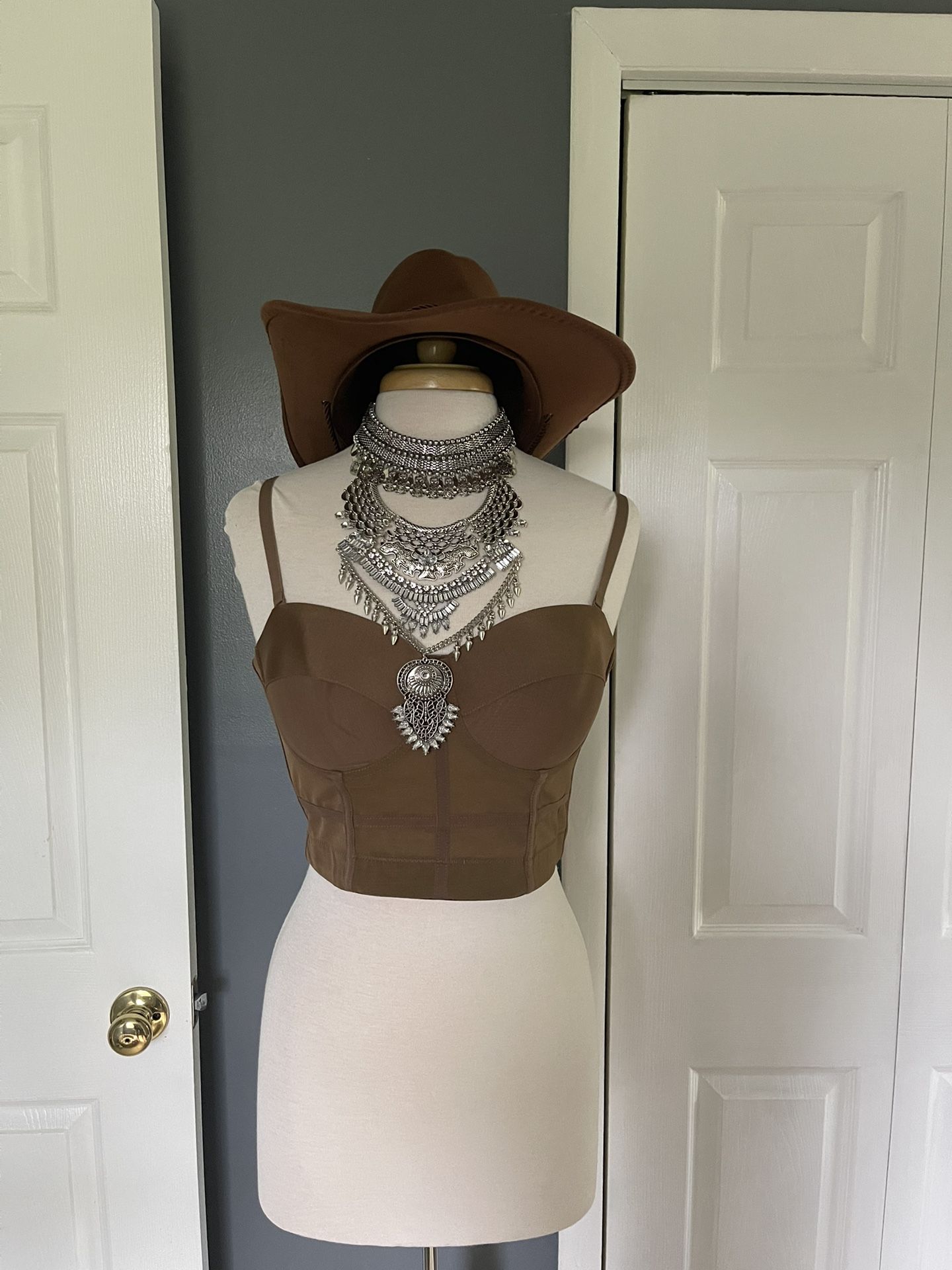 Bralettes, Shorts, Belt & Necklaces