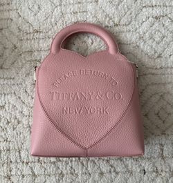 Tiffany & Co Pink Crossbody Tote Bag