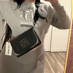 Steve Madden Black Crossbody Purse 