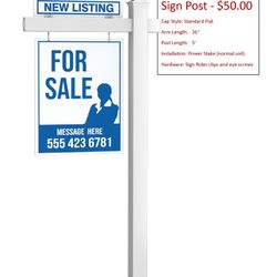 Real Estate Sign Posts