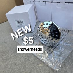 New Chrome 4.1" Showerheads Only $5 Each 