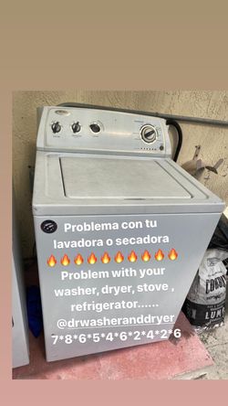 Lavadora y secadora washer and dryer
