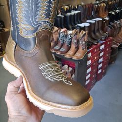 Botas De Piel De México Cómodas Para Trabajar Rodeo 