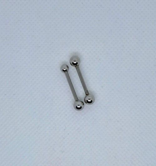 Barbell Body Jewelry - Surgical Steel 14g (2 Pieces)