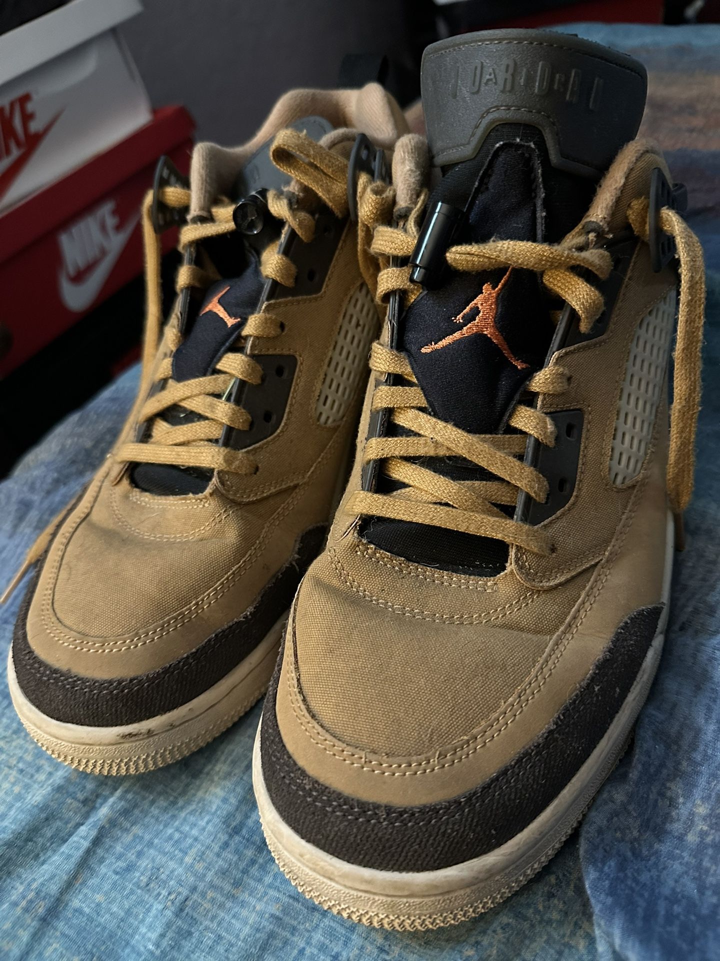 Nike Jordan Spizike Low Flax Black Sanddrift Baroque Brown FQ1759-202