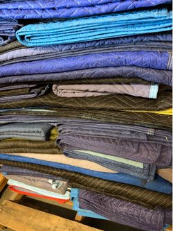 Moving blankets used but not abused