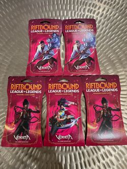 WALMART RIFTBOUND LEAGUE OF LEGENDS “VENDETTA” SLEEVED BOOSTER PACKS