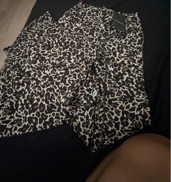 Fabletics leopard flared leggings
