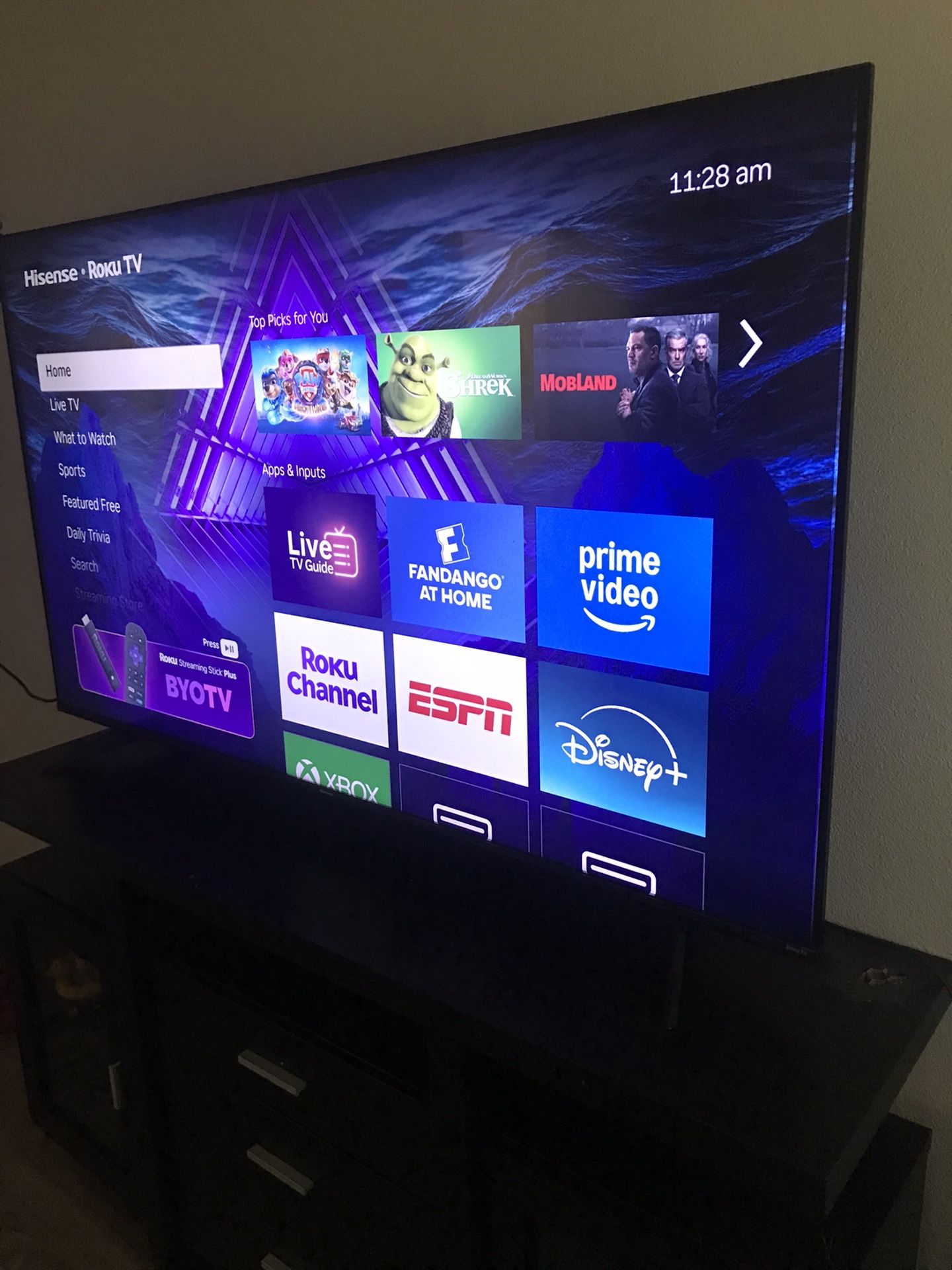 65”Hisense Roku TV