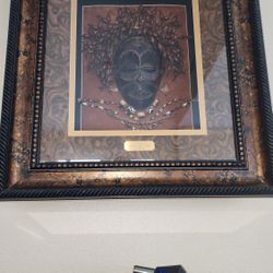 Framed African Mask
