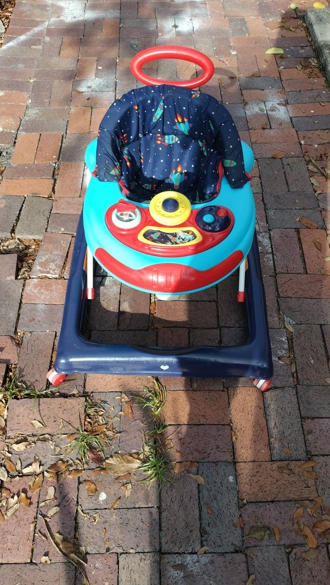 Baby Walker Game Station And Eating Table 