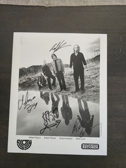 SLOTH Press Photo 8x10", Autographed By The Band.Kowatch, Kristo Panos, Adam Figura, Rich Love.