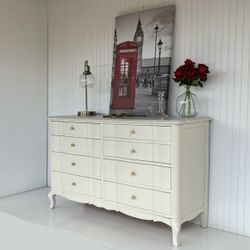 French Provincial Dresser - Bedroom Set - Dresser Set - Credenza - Chest Of Drawers 