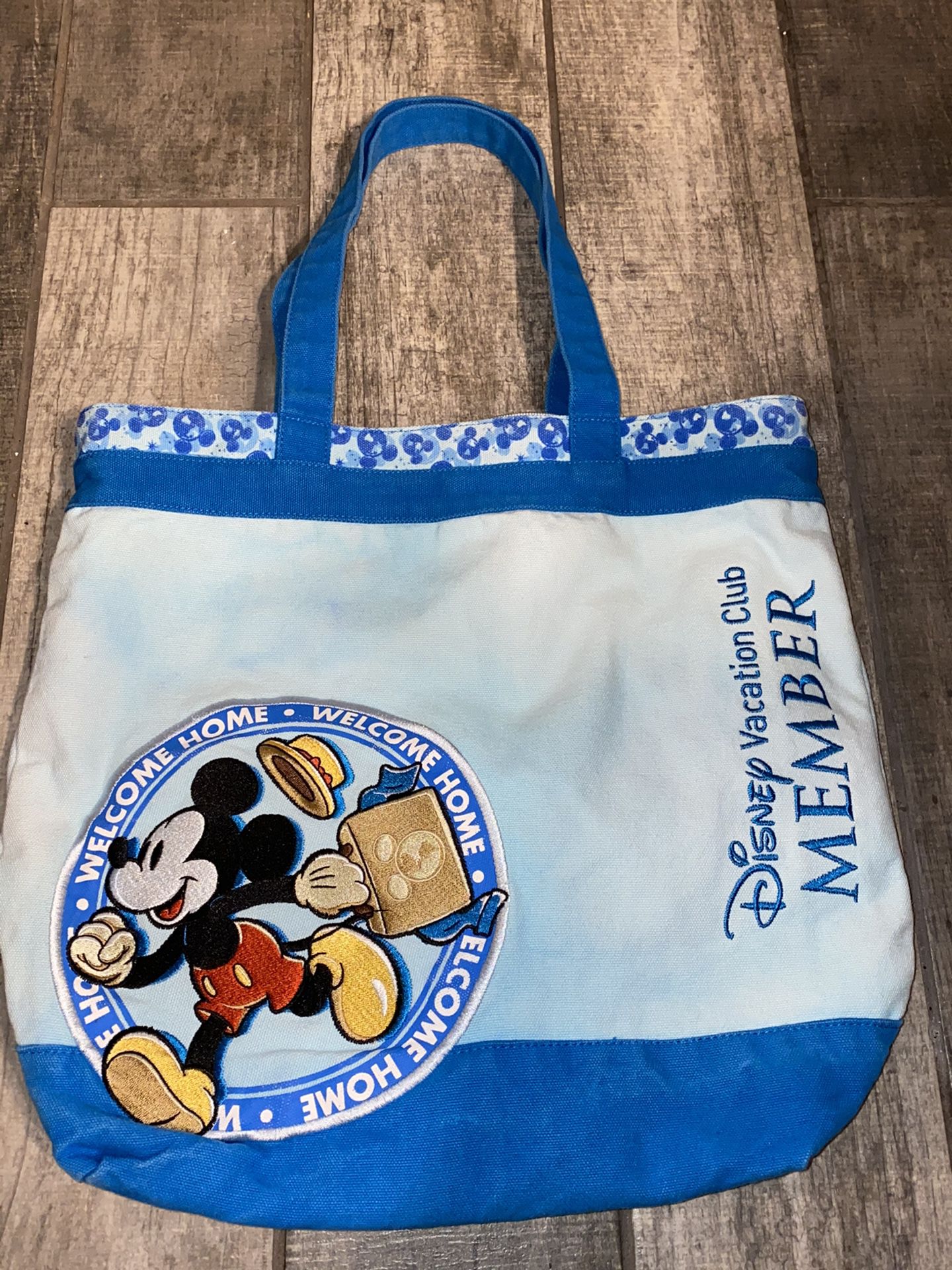 Disney Vacation Club Mickey Mouse canvas bag $40