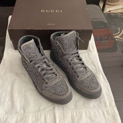 Gucci Men’s Crystal High Tops 