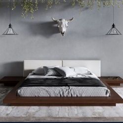 Queen Modern Low Profile Bed Frame