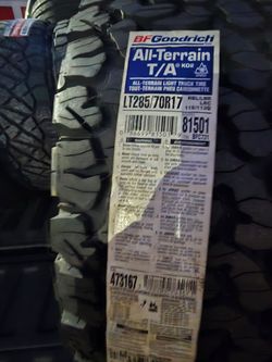 4 Bfgoodrich K02 LT285/70R17