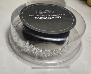 New David’s Bridal Headpiece Collection Crystals Rhinestone Headband Leaf Tiara 