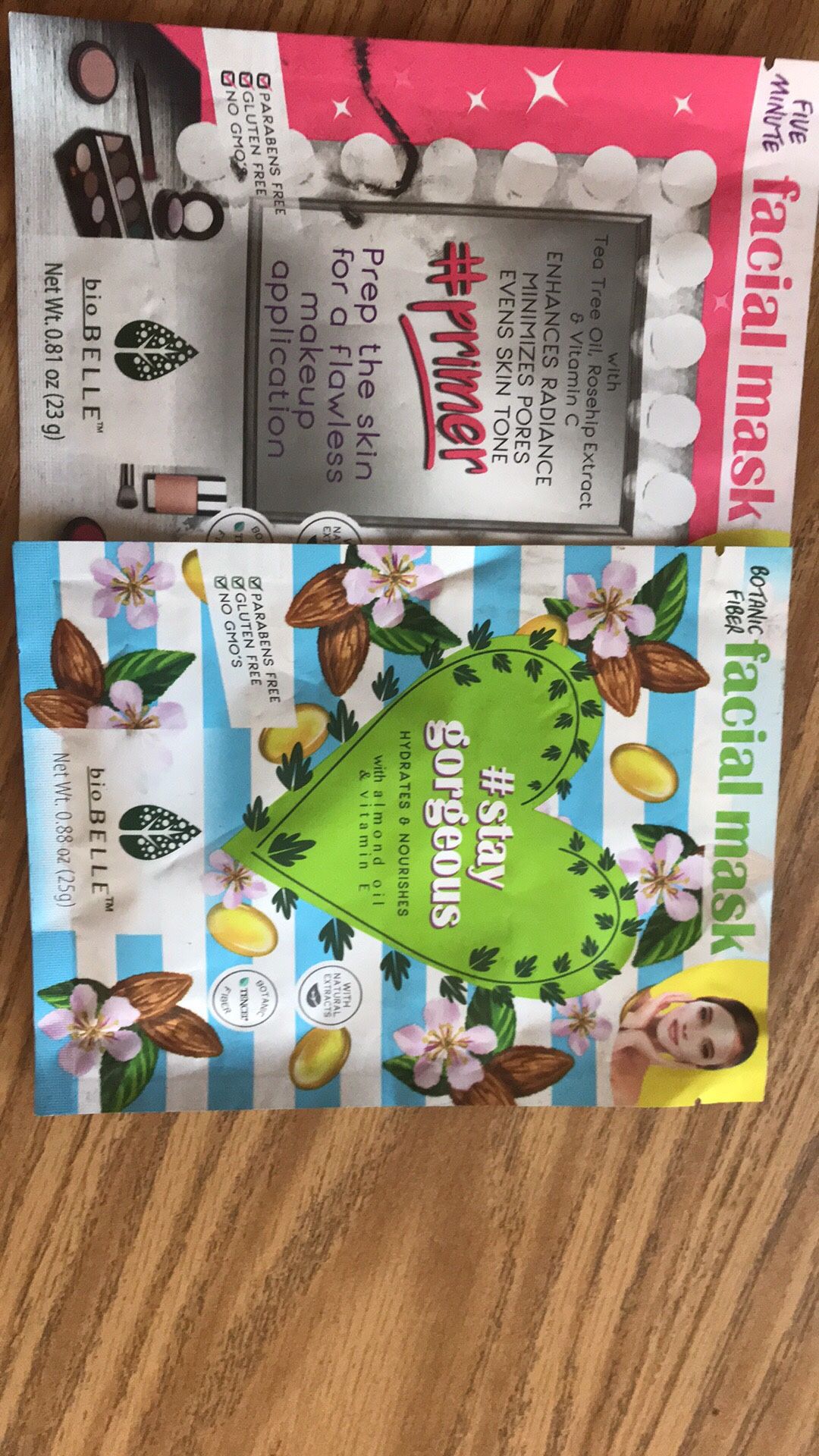 Face masks both for $6